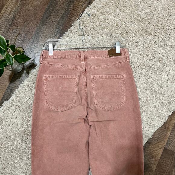 American Eagle 4 Regular Pink Corduroy Super Stretch High Rise Mom Jeans - Picture 4 of 7